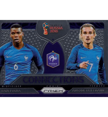 PANINI PRIZM WORLD CUP RUSSIA 2018 CONNECTIONS Paul Pogba (France)/Antoine Griezmann (France)